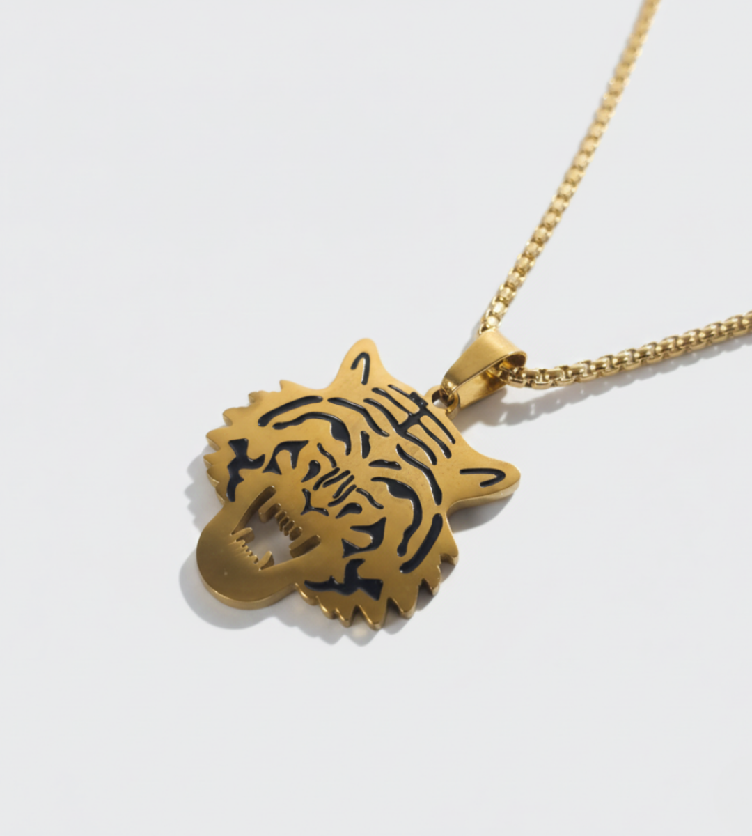 The Royal Tiger – Stainless Steel Pendant