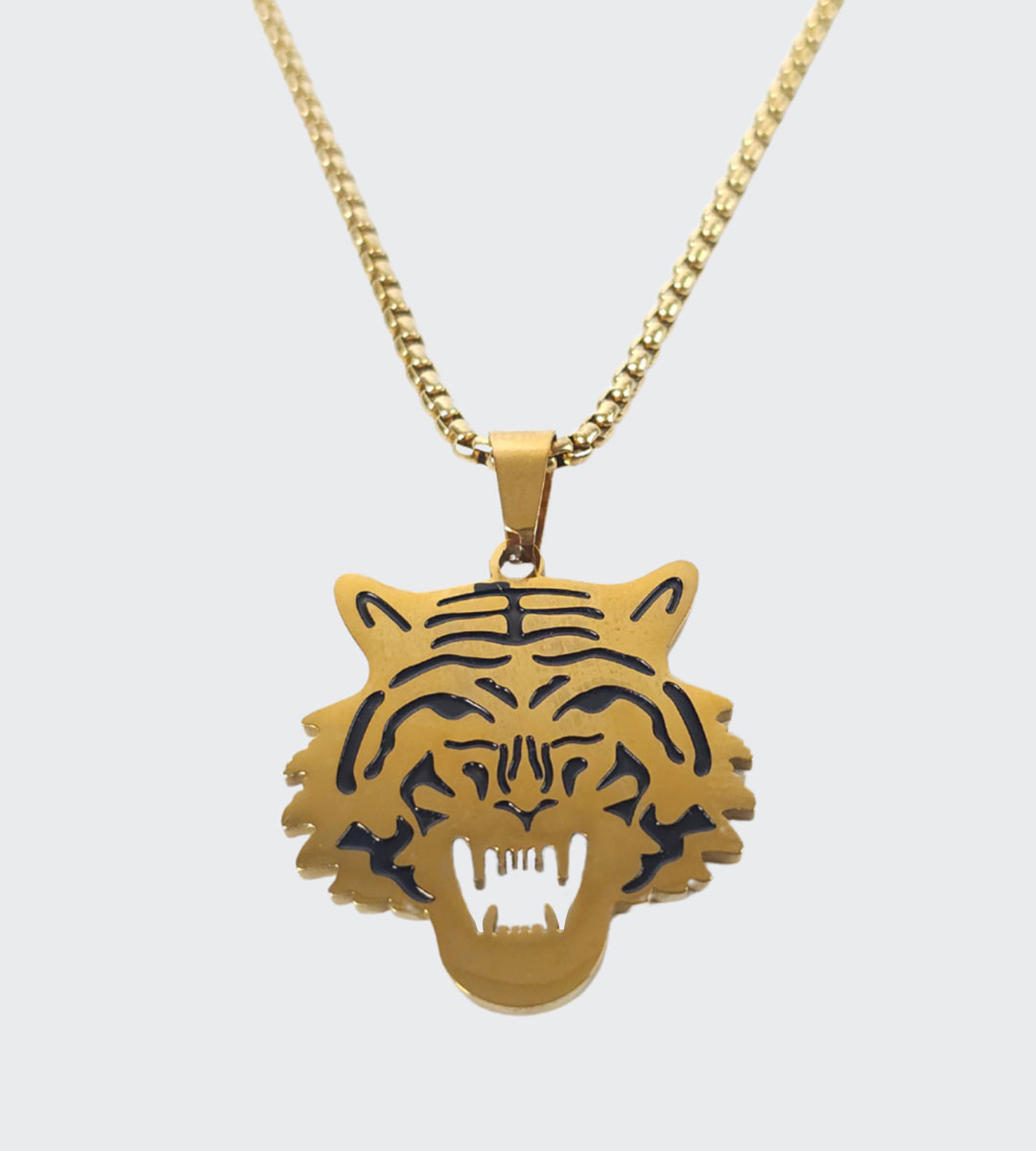 The Royal Tiger – Stainless Steel Pendant