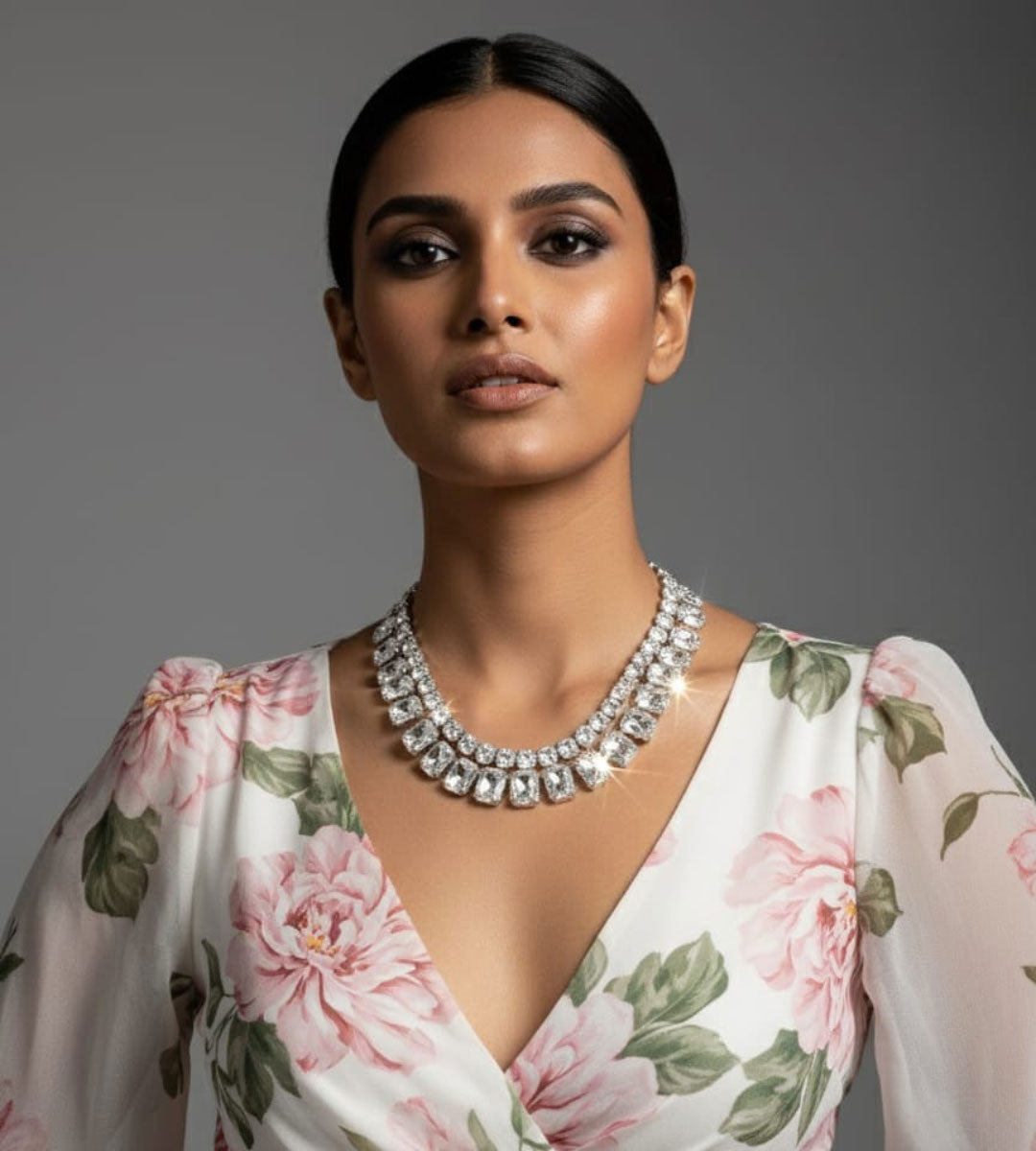 Exotica – Rhinestone Vintage Necklace