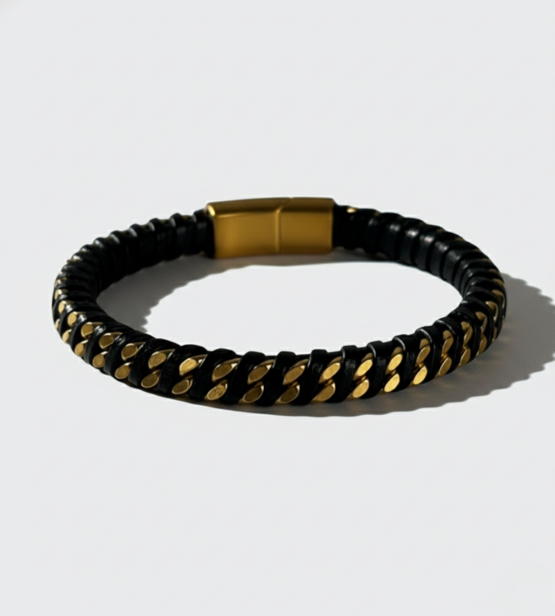 Eclipse – Gold Black Bracelet