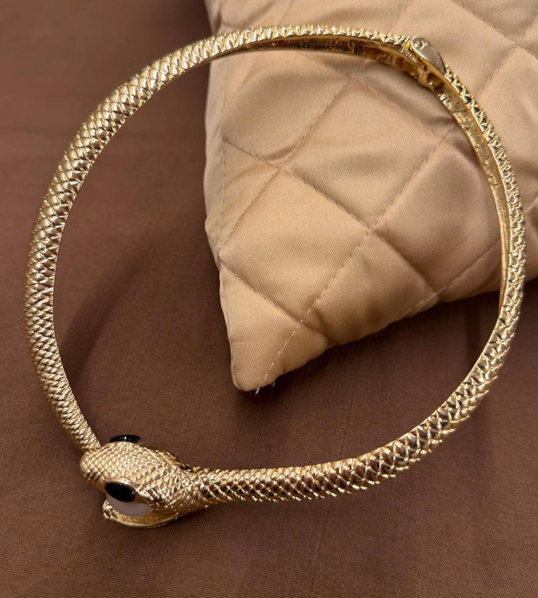 Nagina -The Serpent Gold Choker