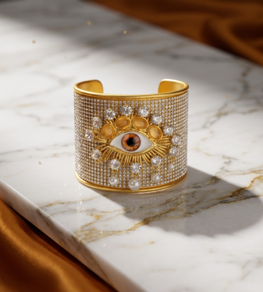 Mystic Eye – Bling Statement Cuff