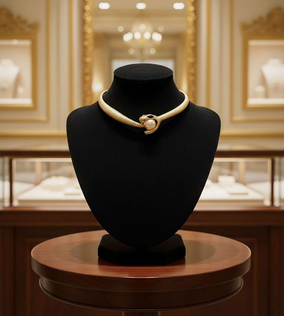 Nagina -The Serpent Gold Choker