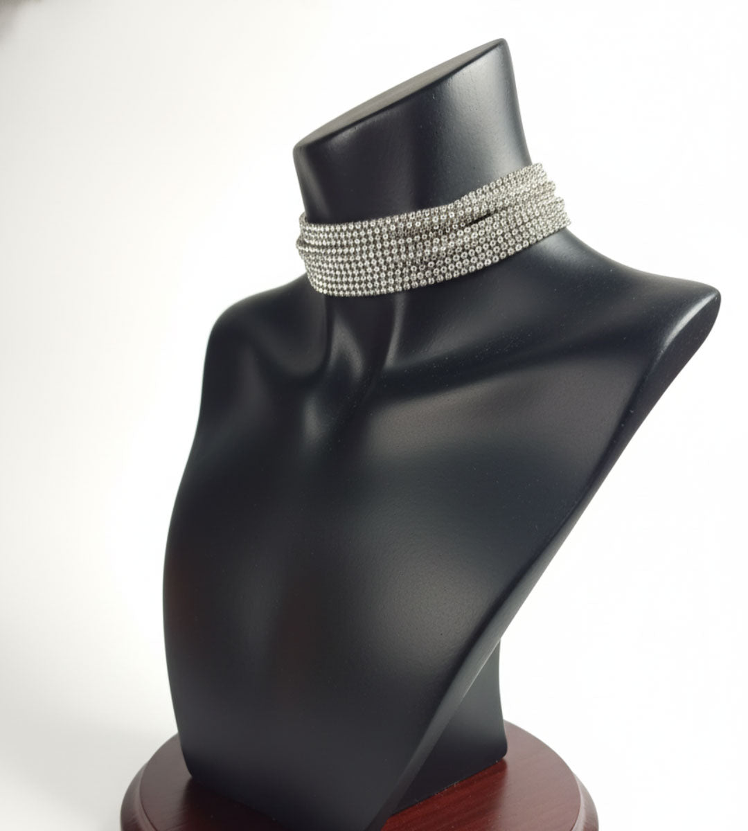 Shineluxe – Rhinestone Choker Necklace