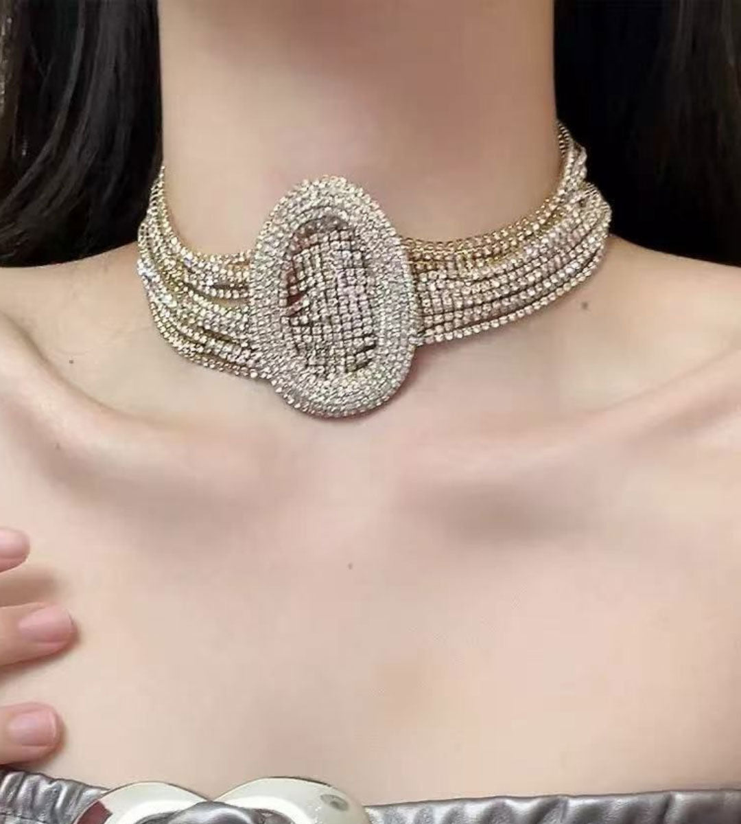 Luminare – Luxury Crystal Choker Necklace