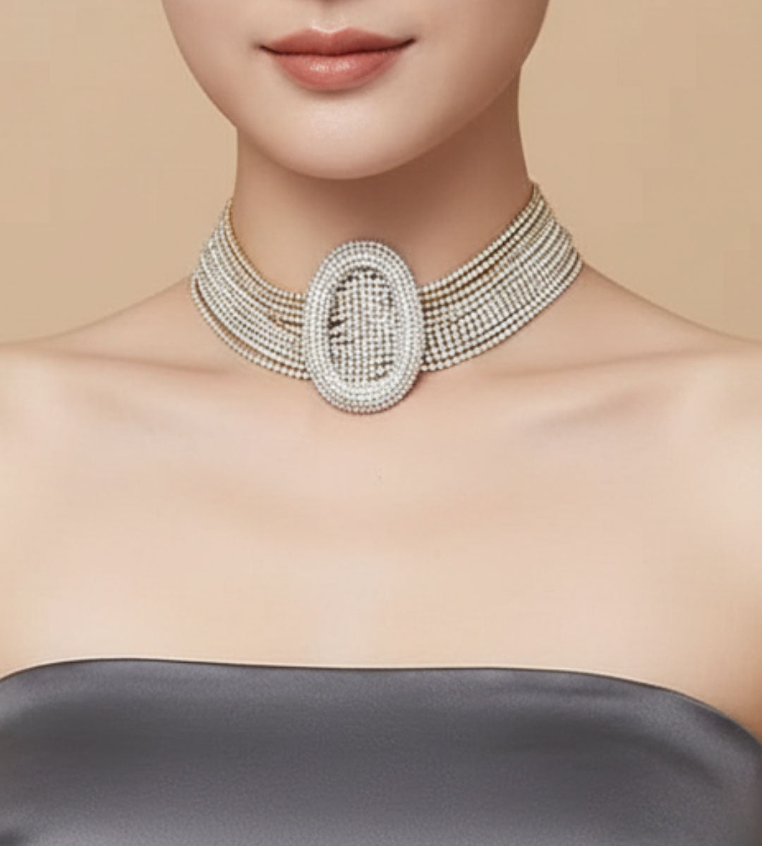 Luminare – Luxury Crystal Choker Necklace