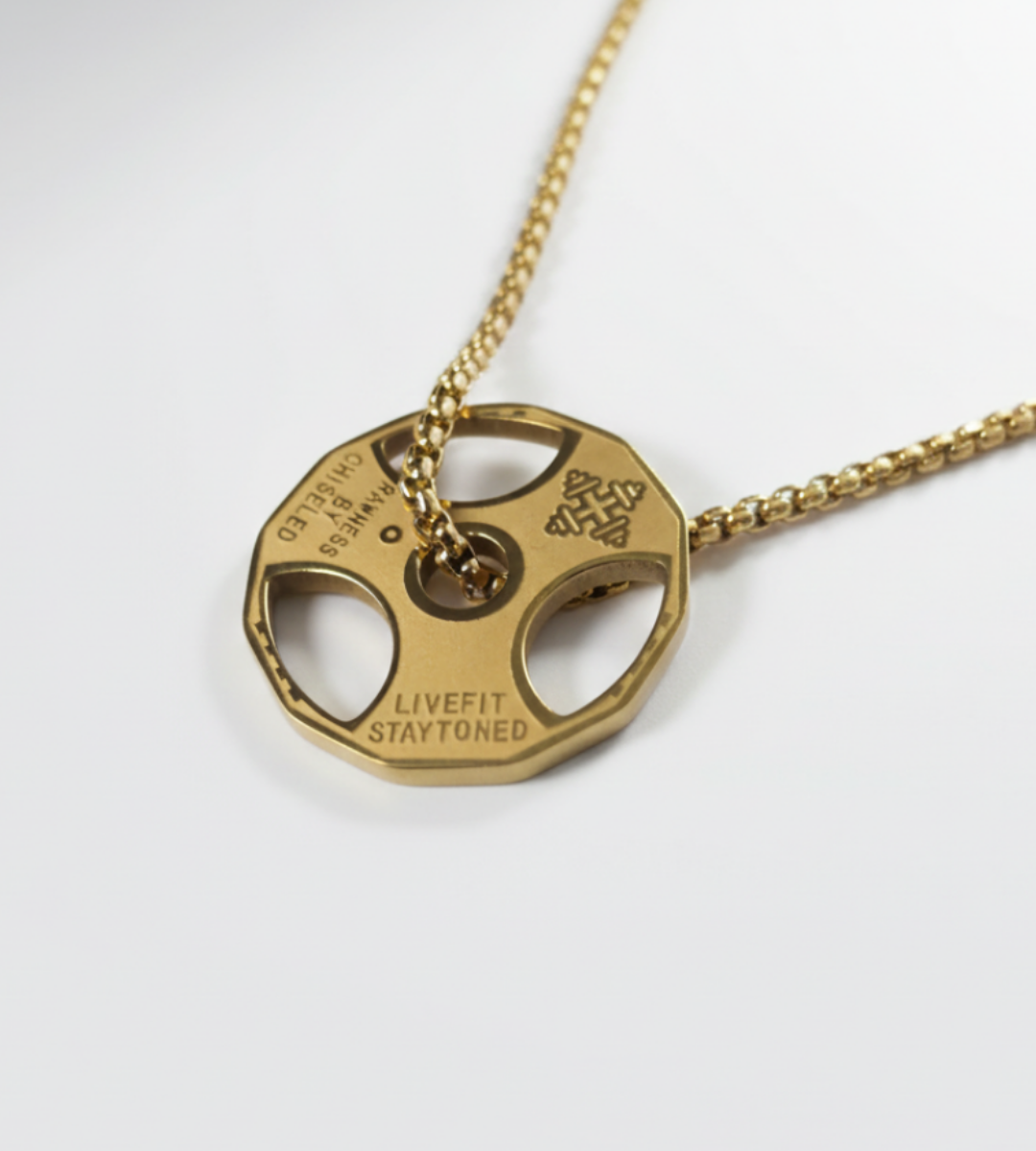 Live Fit- Stainless Steel Pendant