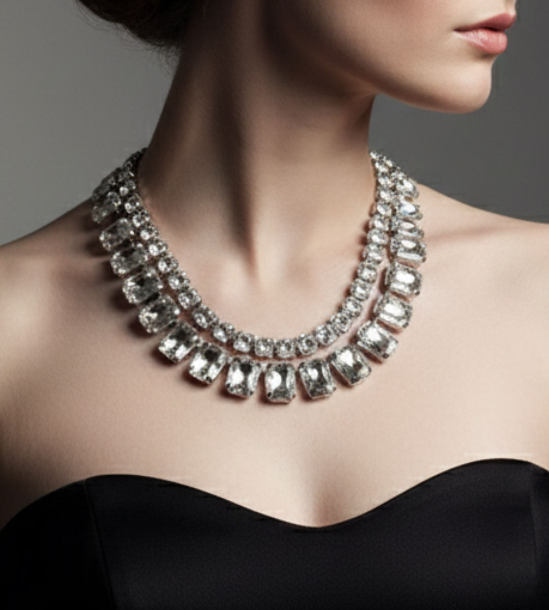 Exotica – Rhinestone Vintage Necklace