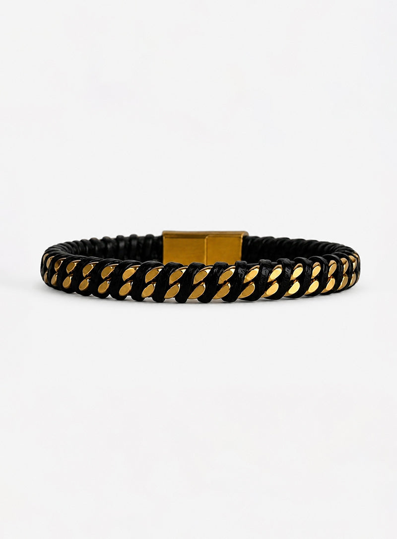Eclipse – Gold Black Bracelet