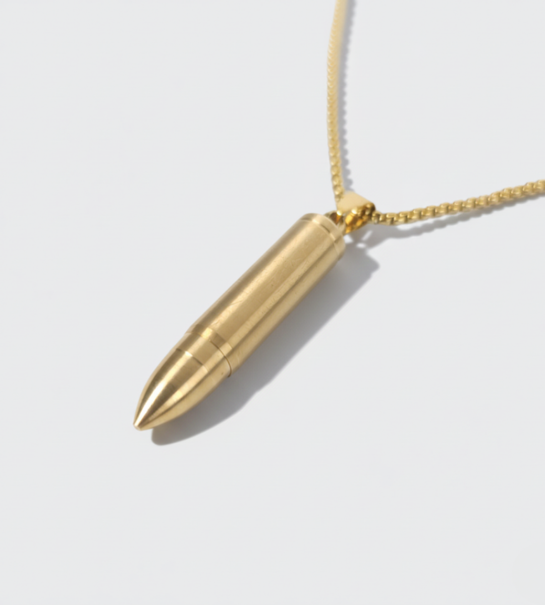 Golden Bullet Pendant
