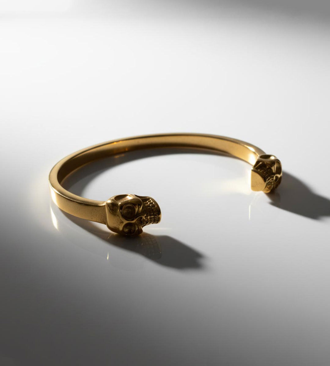 Aurum Mortis – 18k Gold Plated Skull Cuff