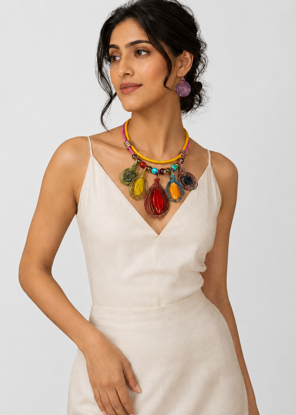 RIO SOUL – A VIBRANT BOHO NECKLACE & Earrings SET