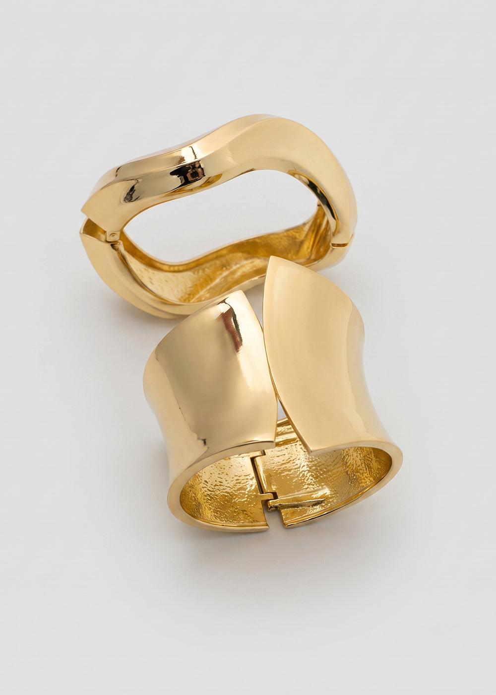 GOLDEN ARC- A MODERN METAL Cuff set