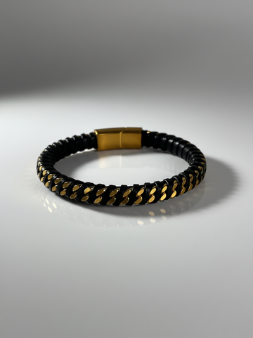 Eclipse – Gold Black Bracelet