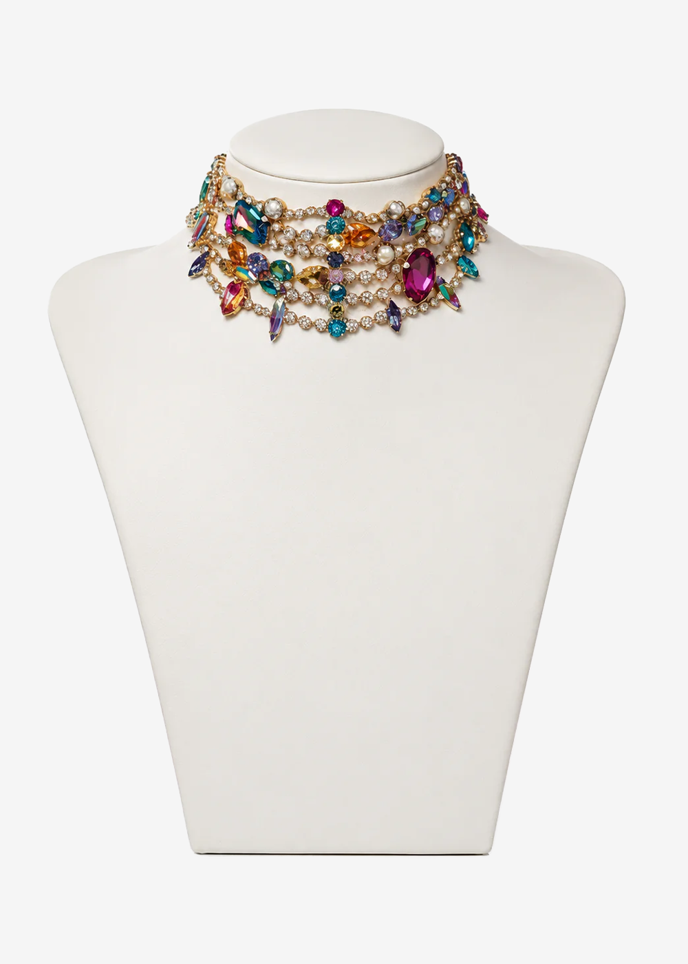 Emerastone – Multicolor Emerald Choker