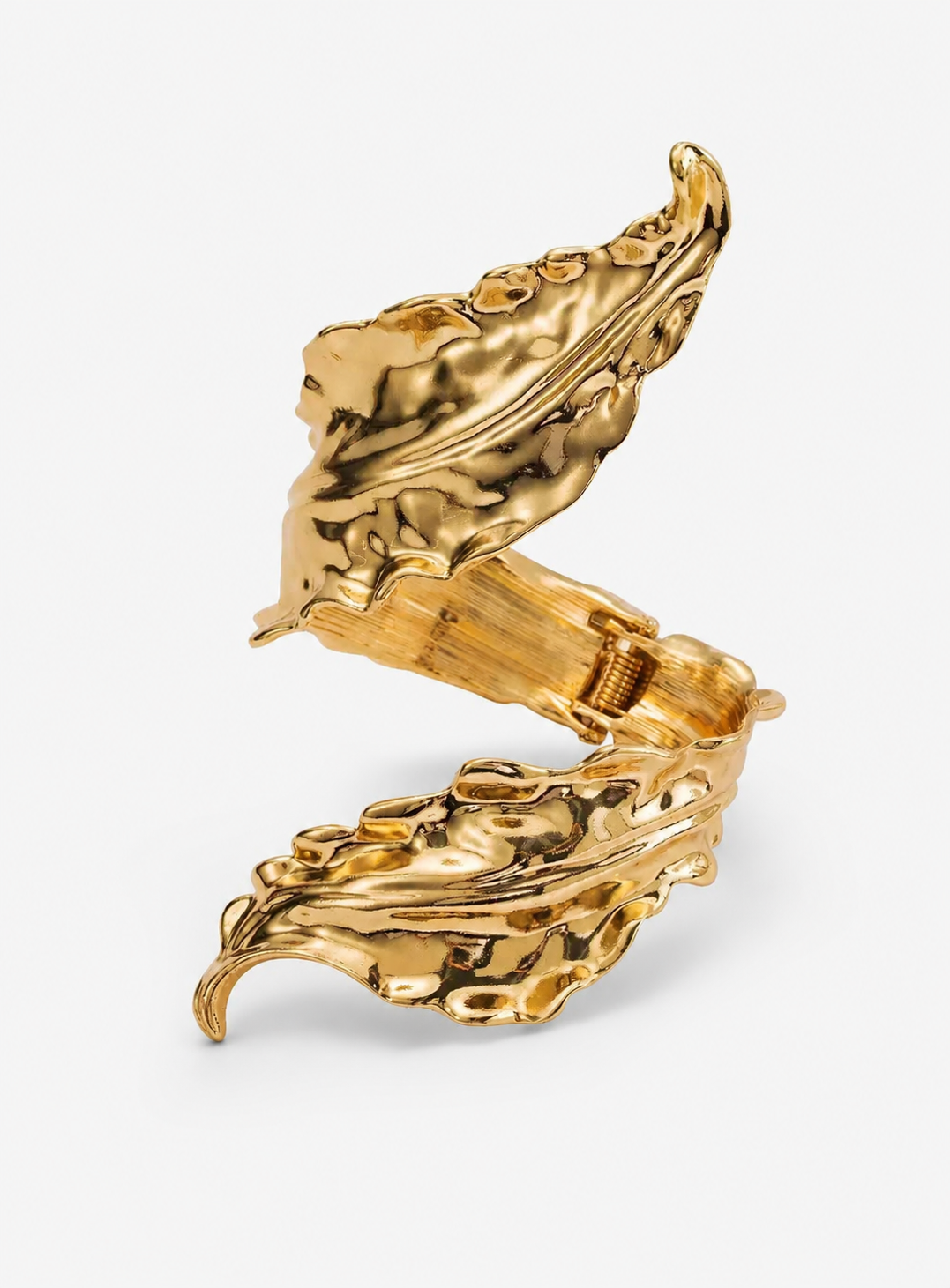 The Last Leaf – Gold Statement Cuff