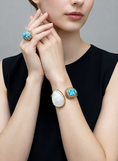 Seastone – Ring & Bangle Set