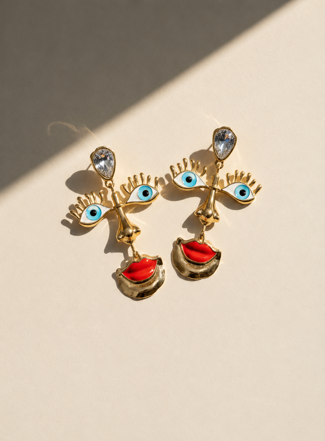 Muse – Abstract Face Statement Earrings