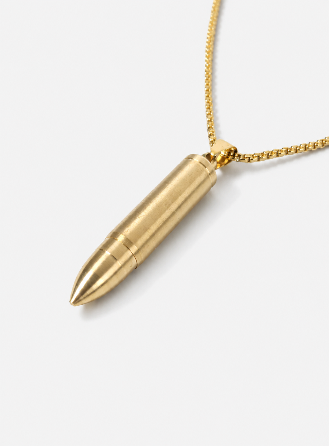 Golden Bullet Pendant