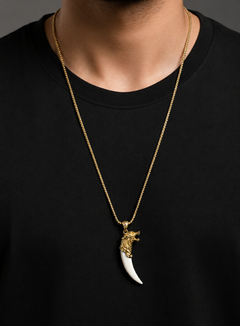Golden Tusk Pendant