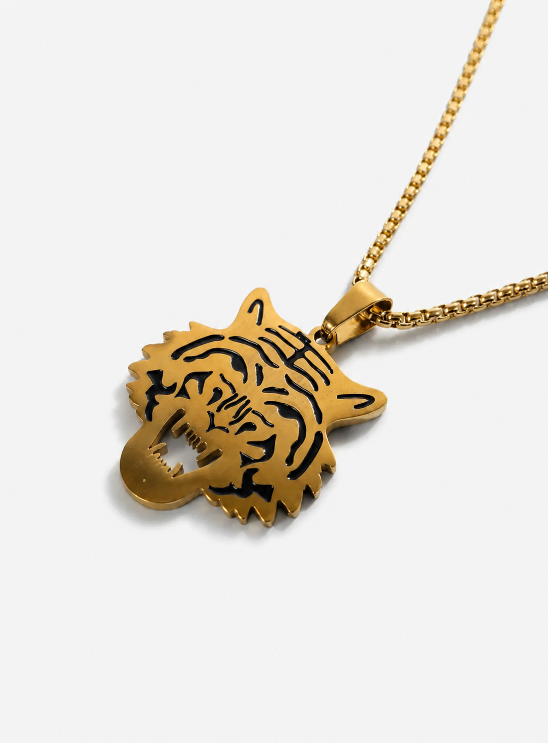 The Royal Tiger – Stainless Steel Pendant