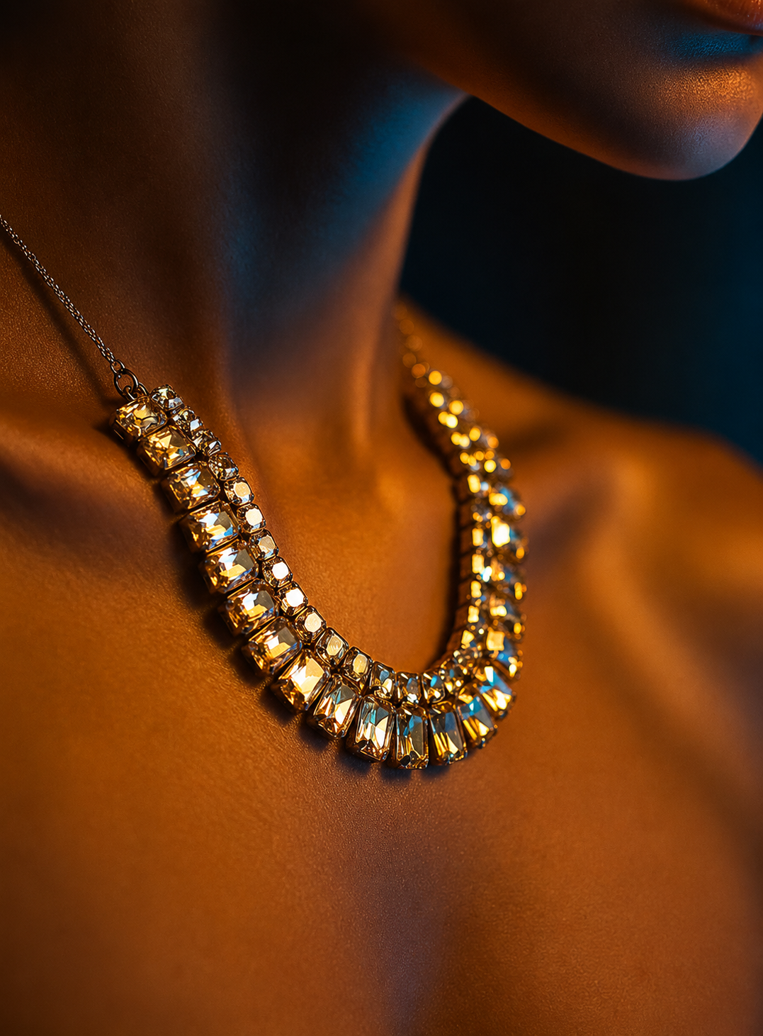 Exotica – Rhinestone Vintage Necklace