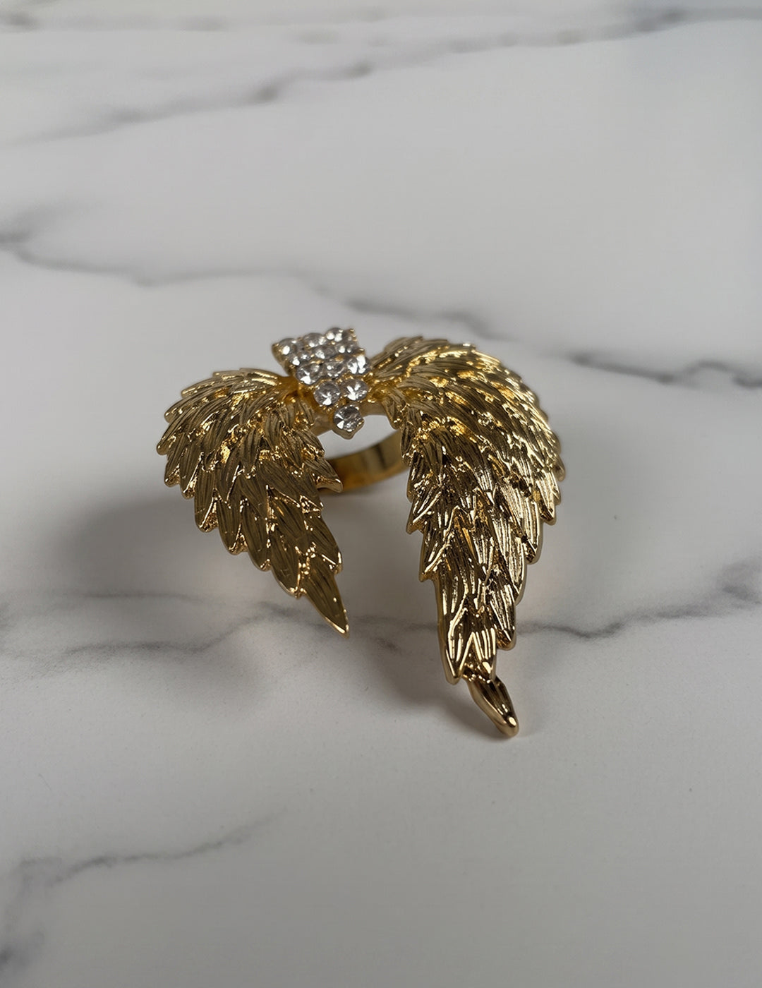 Divine – Angel Wing Statement Ring