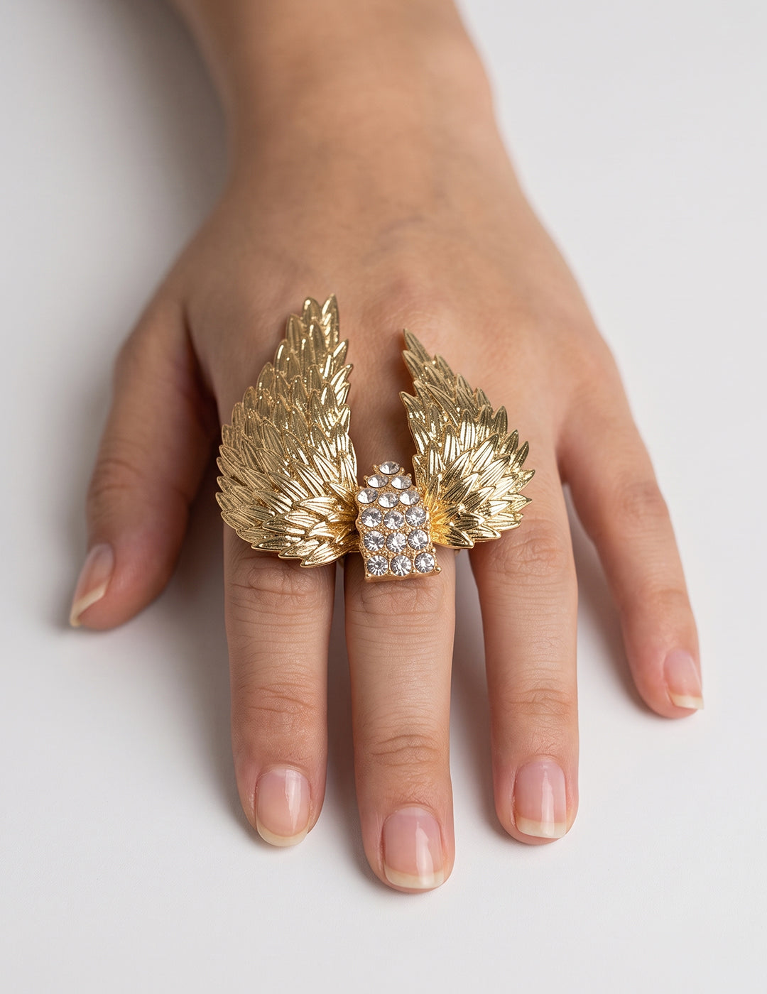 Divine – Angel Wing Statement Ring