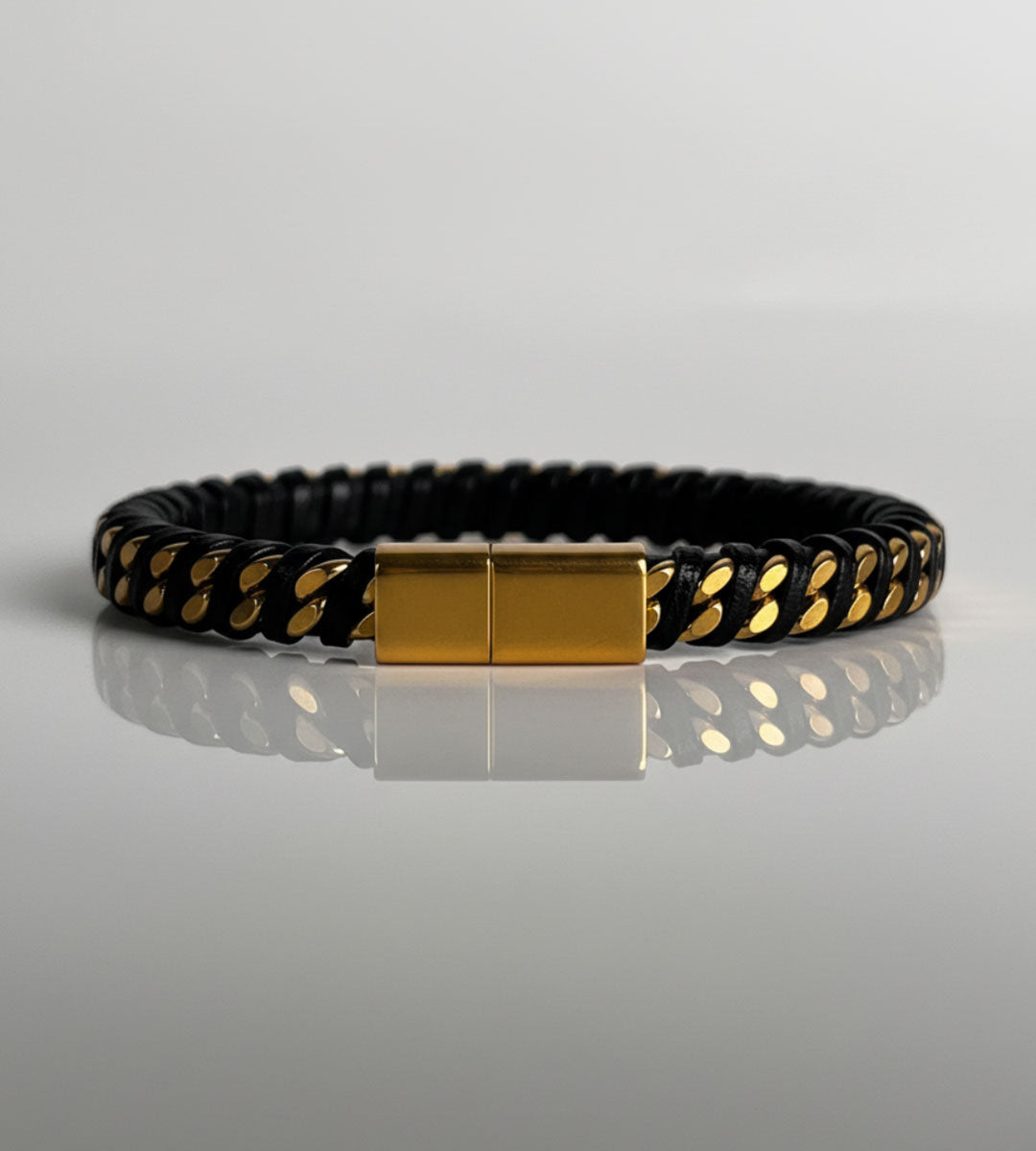 Eclipse – Gold Black Bracelet