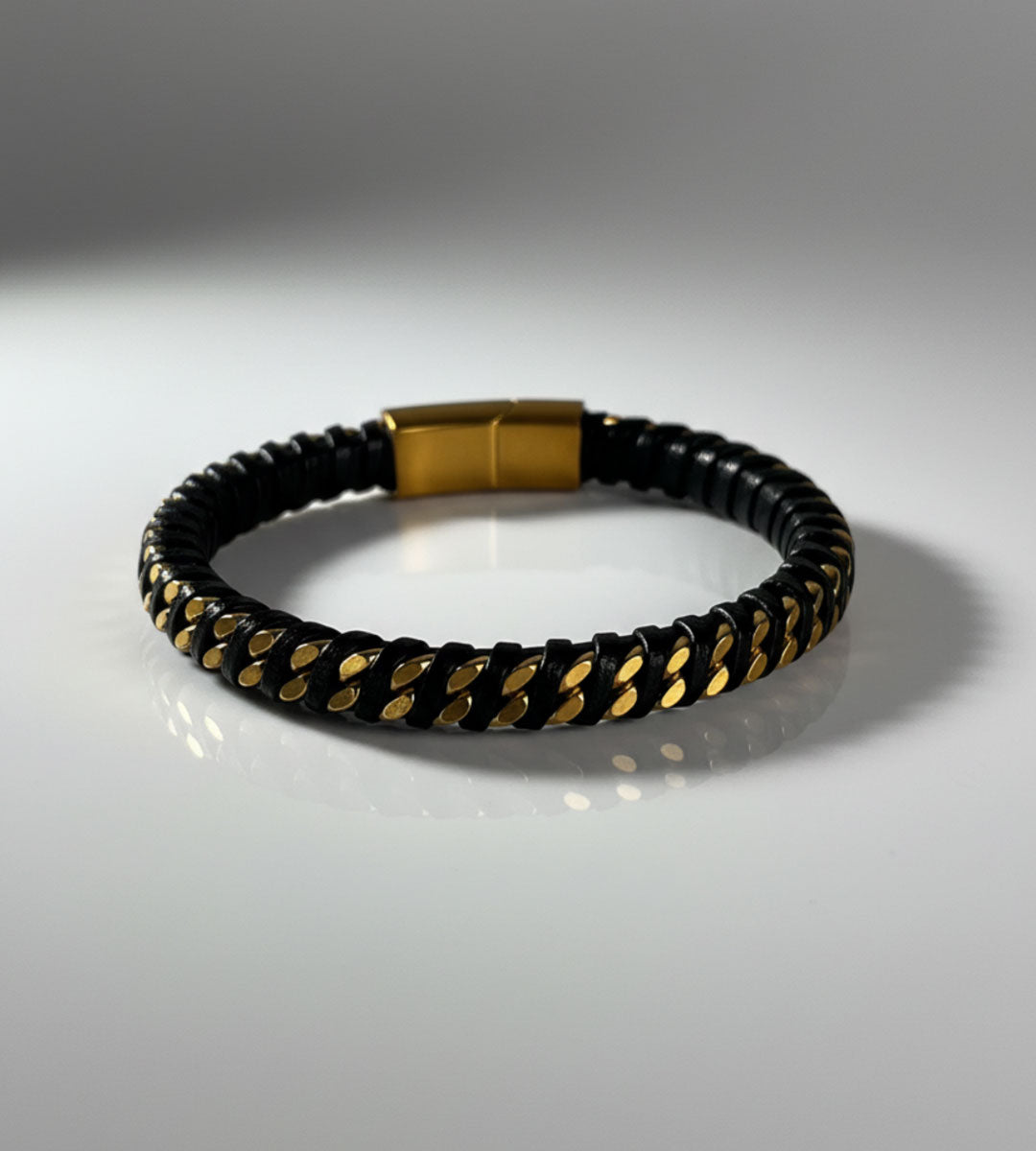 Eclipse – Gold Black Bracelet