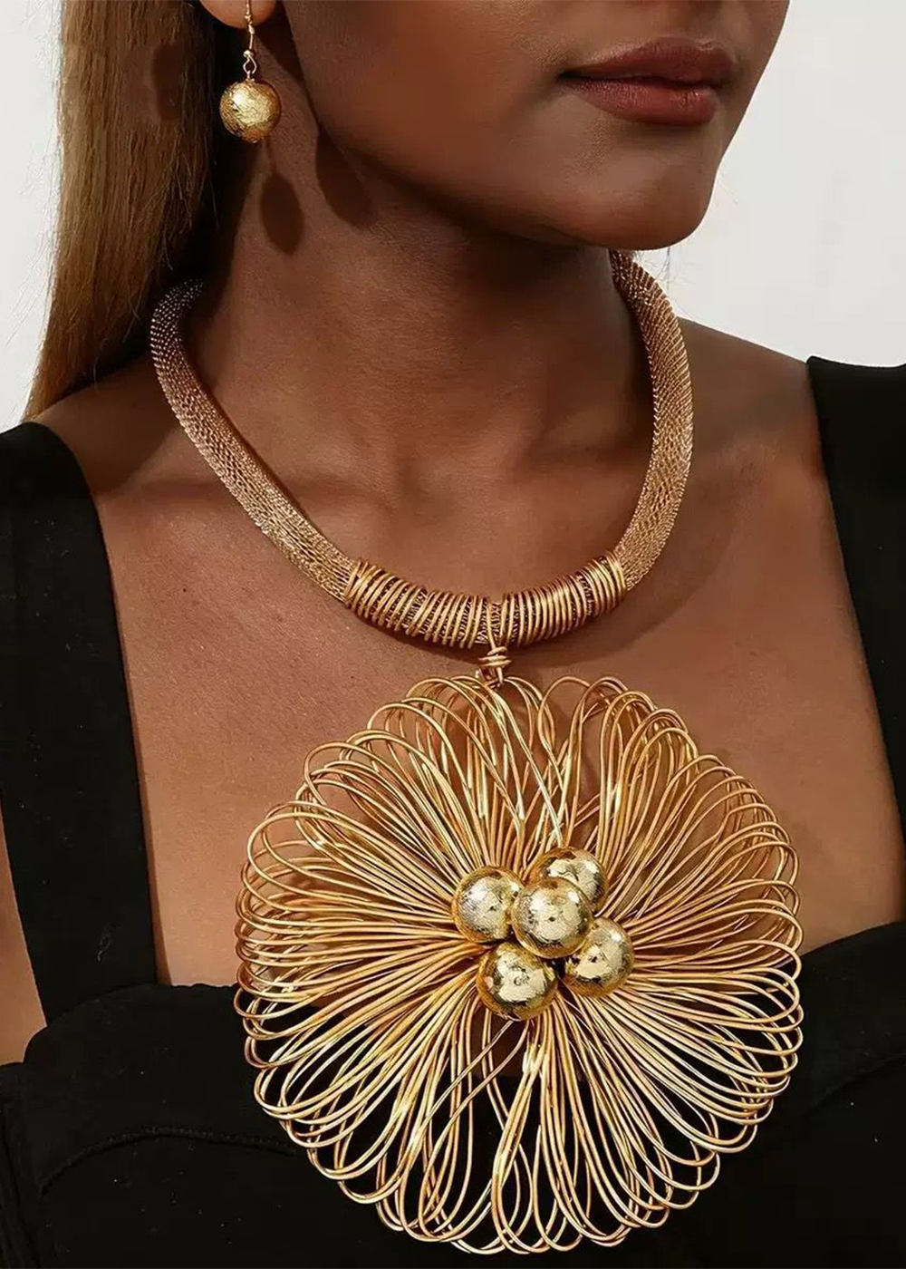 Floravia – Wire Bloom Necklace Set