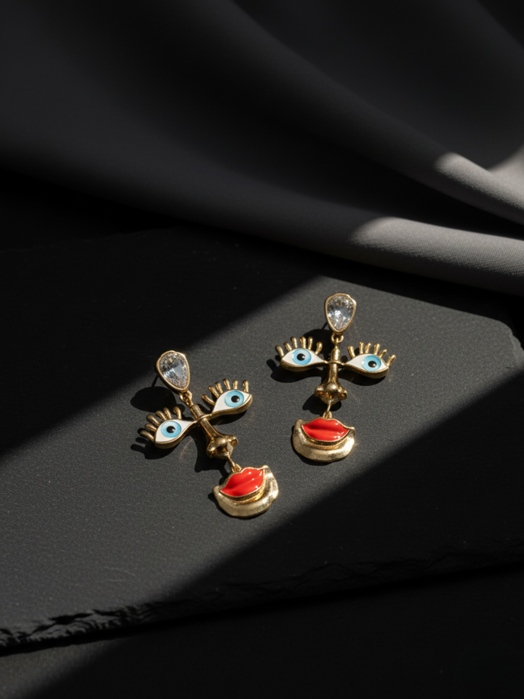 Muse – Abstract Face Statement Earrings