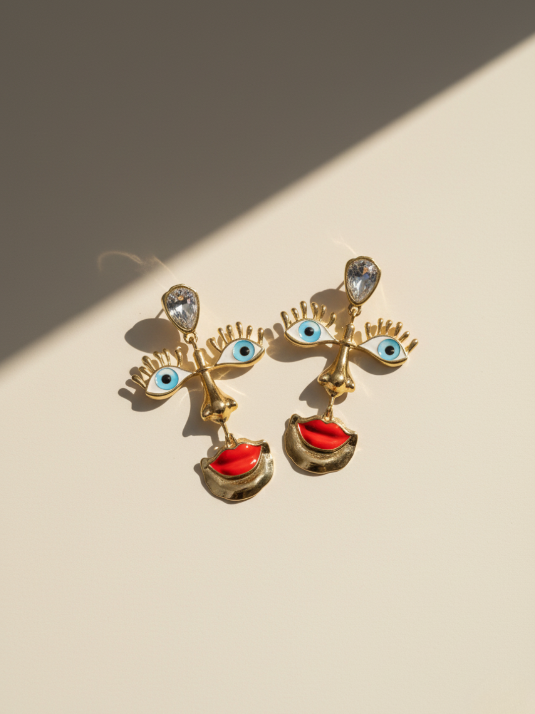 Muse – Abstract Face Statement Earrings