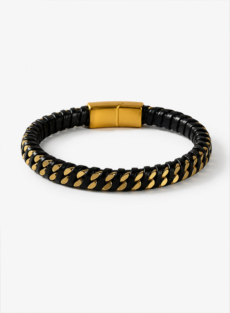 Eclipse – Gold Black Bracelet