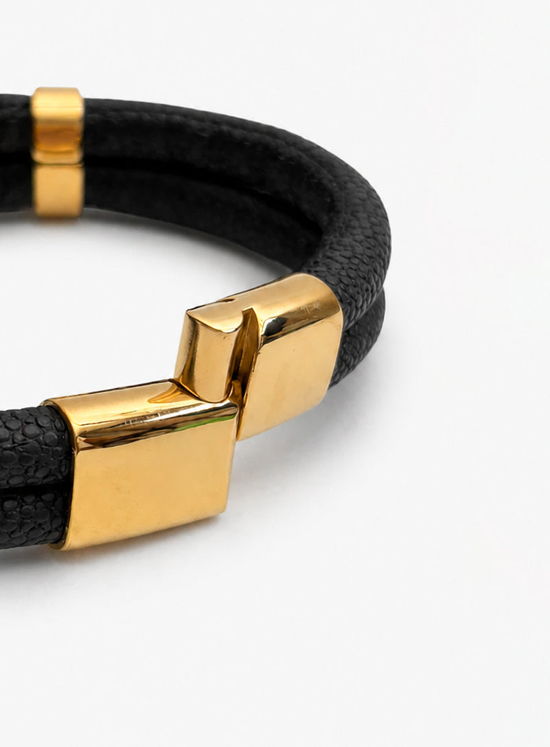 Obsidian – Skull Bracelet